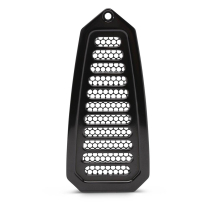 1968-69 Camaro Aluminum Door Jamb Vents - Black Anodized