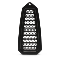 1968-69 Camaro Aluminum Door Jamb Vents - Matte Black