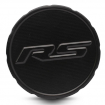 1967-68 Camaro Aluminum RS Logo Fuel Cap - Matte Black