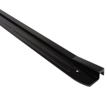 1967-69 Camaro Aluminum Door Sill Plates - Gloss Black