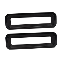 1967 Camaro RS Billet Alum Taillight Bezels - Black Anodized