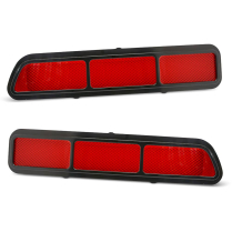 1969 Camaro Std Billet Taillight Bezel Assembly- Matte Blac