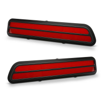 1969 Camaro RS Billet Taillight and Lens - Matte Black