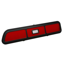 1969 Camaro Billet Taillight and Lens - Matte Black