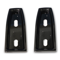1966-67 Nova Billet Taillight Bezels Only - Black Anodized