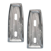 1966-67 Nova Billet Taillight Bezels Only - Clear Coat