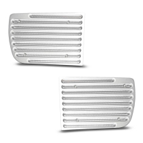 1967-68 Camaro RS Logo Billet Headlight Covers - Machined