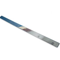 1971-73 Mustang Billet Alum Door Sill Plates - Clear Anod