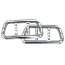 1971-73 Mustang Billet Taillight Bezels Only - Machined