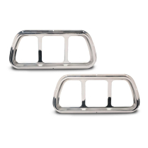 1971-73 Mustang Billet Taillight Bezels Only - Polished