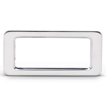 1971-73 Mustang Billet Marker Light Bezels - Clear Coat