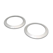 1969 Chevy Camaro Smooth Headlight Bezels - Machined