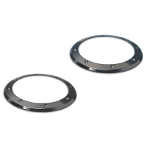 1969 Chevy Camaro Headlight Bezels with Accent - Gloss Black