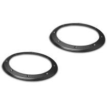 1969 Chevy Camaro Headlight Bezels with Accent - Matte Black