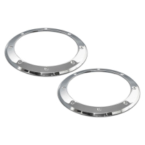 1969 Chevy Camaro Headlight Bezels with Accent - Polished