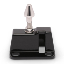 1965 Chevelle & Malibu Hood Latch Assembly - Black Anodized