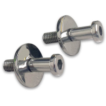 1967-81 GM Stainless Door Striker Bolts - Polished Finish