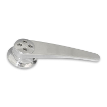 Smooth Inside Door Handles with 1/2" 16 Spline - Clear Coat