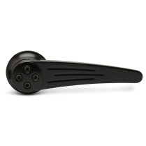 Milled Inside Door Handles with 1/2" 16 Spline - Matte Black