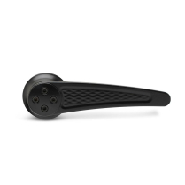 Diamond Inside Door Handles with 1/2" 16 Spline - Matte Blk