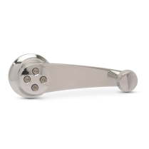 Smooth Window Cranks with 1/2" 16 Spline - Polished