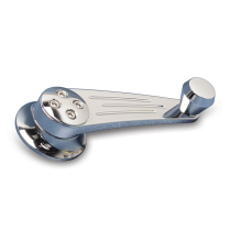 Ball Milled Window Cranks with 1/2" 16 Spline - Polished