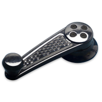 Dimond Window Cranks with 1/2" 16 Spline - Black Anodized