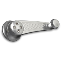 Dimond Window Cranks with 1/2" 16 Spline - Clear Anodized