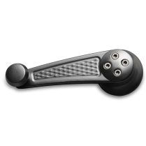 Dimond Window Cranks with 1/2" 16 Spline - Matte Black