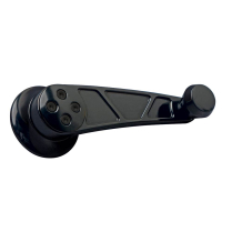 Lightning Style Window Cranks w/1/2" 16 Spline - Black Anod