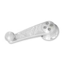 Lightning Style Window Cranks w/1/2" 16 Spline - Clear Anod