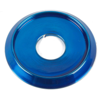 Aluminum 2" Quick Pin Cleat Bezel - Gloss Blue Finish