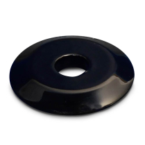 Upholstery 1/4" ID x 1" OD Washer - Gloss Black