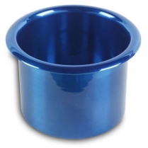 Large 3-3/4" x 2-7/8" Deep Spun Alum Drink Holder Gloss Blue