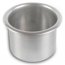 Large 3-3/4"x2-7/8" Deep Spun Alum Drink Holder - Clear Anod