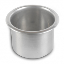Medium 3-3/8" x 3" Deep Spun Alum Drink Holder - Machined