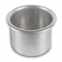 Small 3" x 2-7/8" Deep Spun Alum Drink Holder - Clear Anod