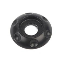 Dimpled LED Accent Washer #10 ID x 3/4" OD - Matte Black