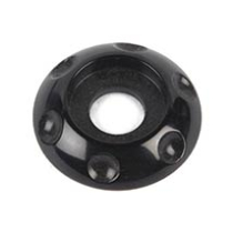 Dimpled LED Accent Washer 5/16" ID x 1" OD - Black Anodized
