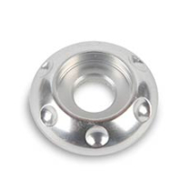 Dimpled LED Accent Washer 5/16" ID x 1" OD - Clear Anodized