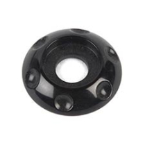 Dimpled LED Accent Washer 3/8" ID x 1-1/8" OD - Gloss Black