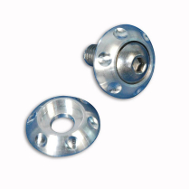 Dimpled LED Accent Washer 3/8" ID x 1-1/8" OD - Machined
