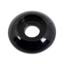 Plain Accent Washer #10 ID x 3/4" OD - Gloss Black