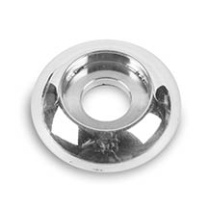 Plain Alum Accent Washer 5/16" ID x 1" OD - Polished