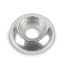 Plain Alum Accent Washer 3/8" ID x 1-1/8" OD - Clear Anod