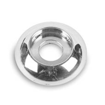 Plain Alum Accent Washer 3/8" ID x 1-1/8" OD - Clear Coated