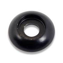 Plain Alum Accent Washer 3/8" ID x 1-1/8" OD - Matte Black