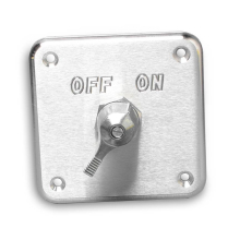 Battery Disconnect Switch/Panel with Alt Cutoff - Machined