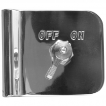 Battery Disconnect Switch Panel with Alt Cutout - Polished