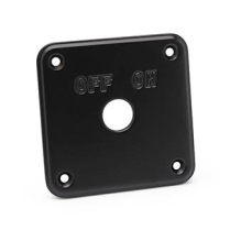 Battery Disconnect Panel Mount w/o Switch - Matte Black